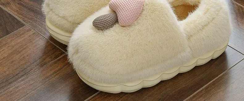 Mushroom Cotton Slippers, Non-Slip Winter Shoes, Indoor Slippers, Winter Warm Cotton Shoes, Plush Cotton Slippers, Home Slippers Wholesale — feature 17