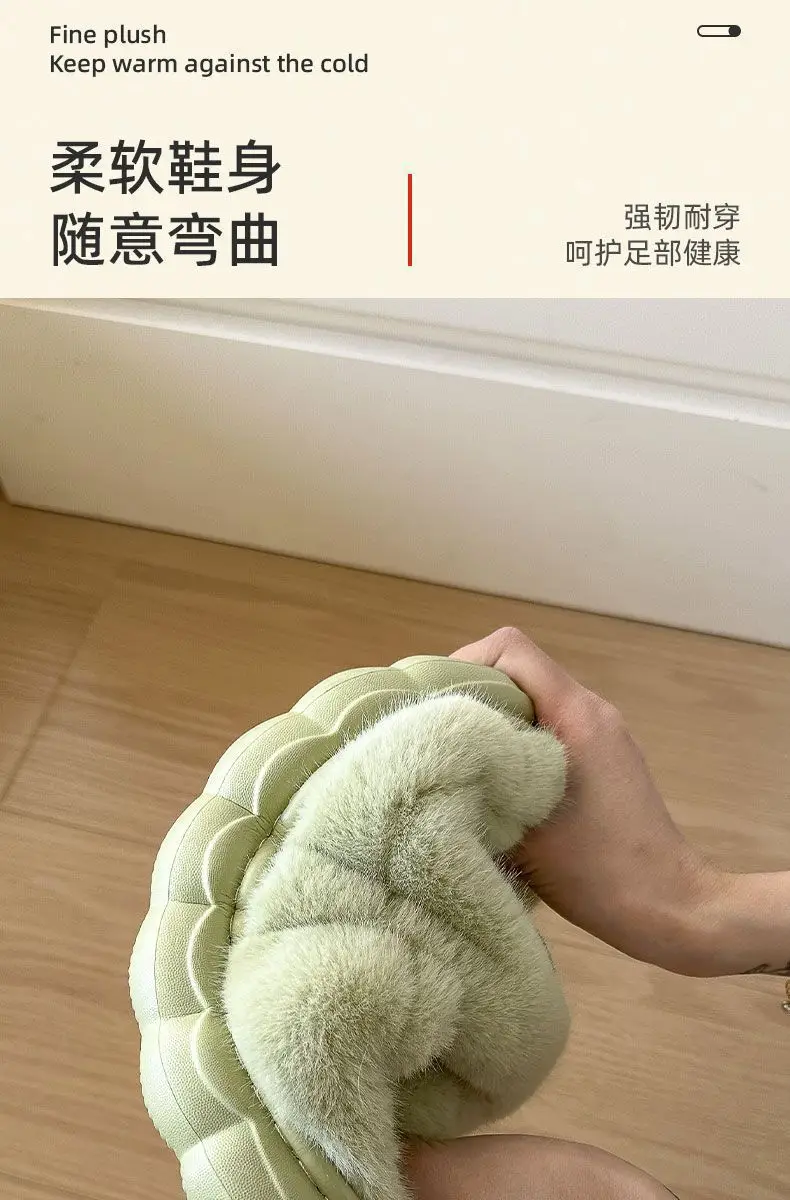 Mushroom Cotton Slippers, Non-Slip Winter Shoes, Indoor Slippers, Winter Warm Cotton Shoes, Plush Cotton Slippers, Home Slippers Wholesale — feature 7