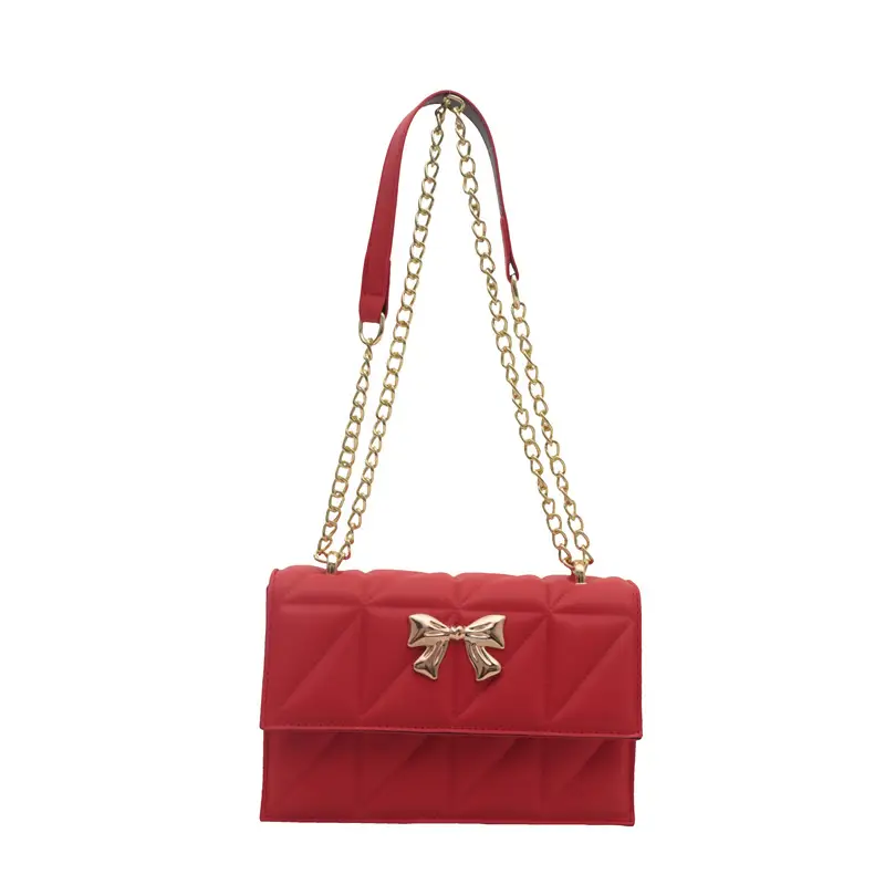 White Butterfly Magnetic Buckle Chain Shoulder Bag - Image 10