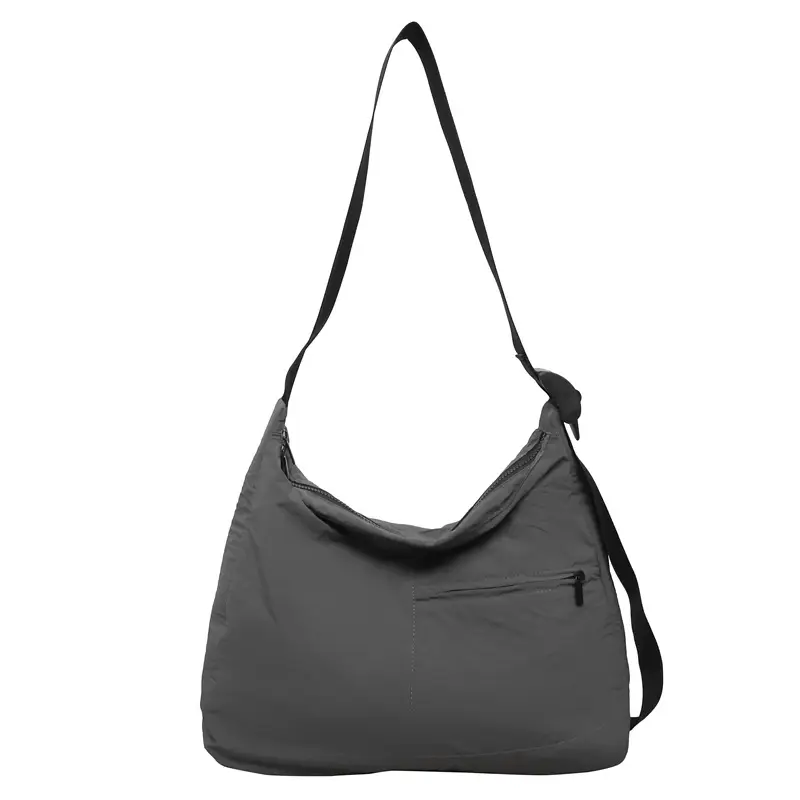 Large Capacity Crossbody Bag for Men Black Japanese Style - Image 3
