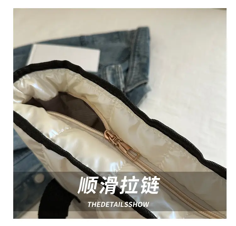 Western Style Underarm Tote Bag White 2026 — feature 5