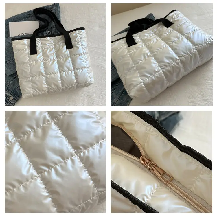 Western Style Underarm Tote Bag White 2026 — feature 8