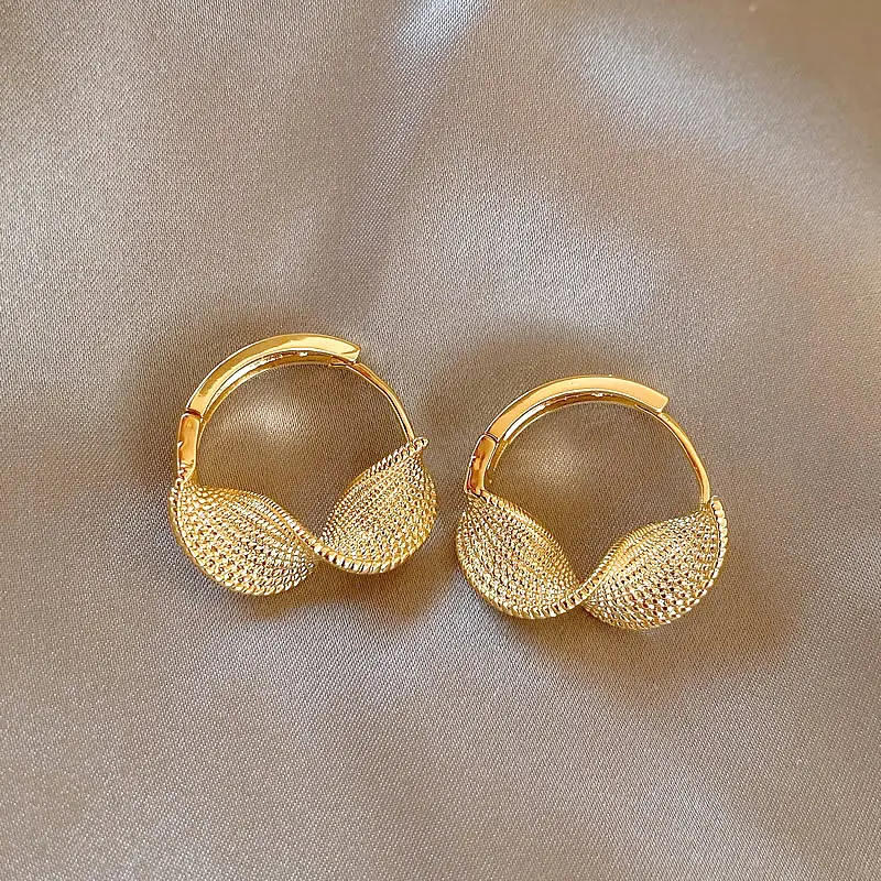 Zircon Leaf Earrings for Women Gold Plated — feature 7