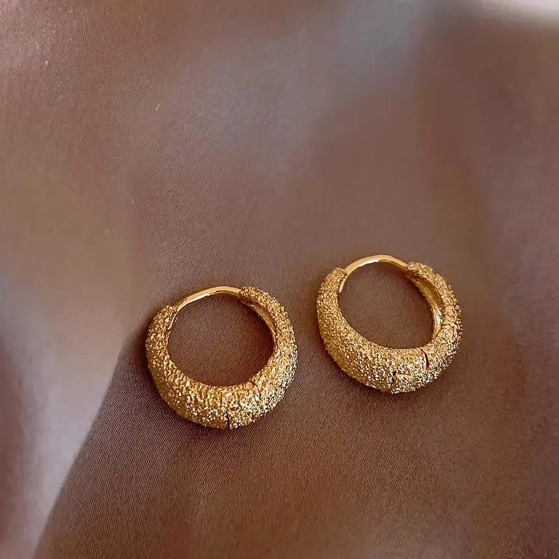 Zircon Leaf Earrings for Women Gold Plated