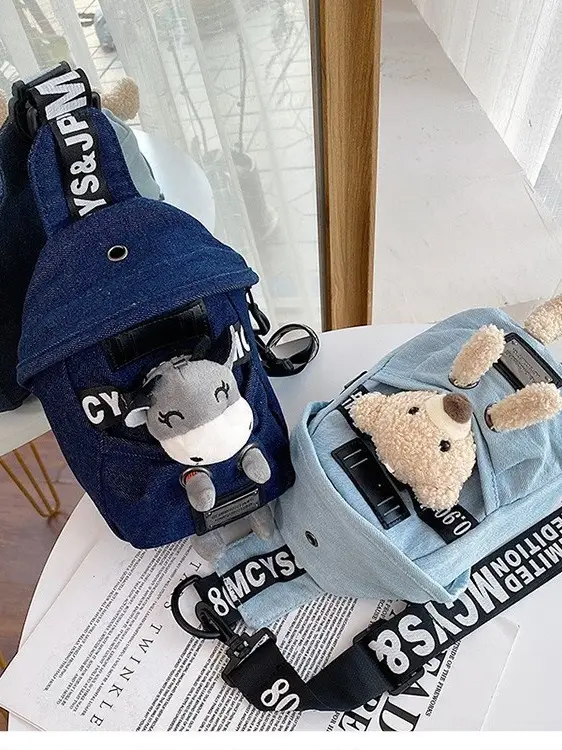 Cute Plush Bear Crossbody Bag for Women - Image 4