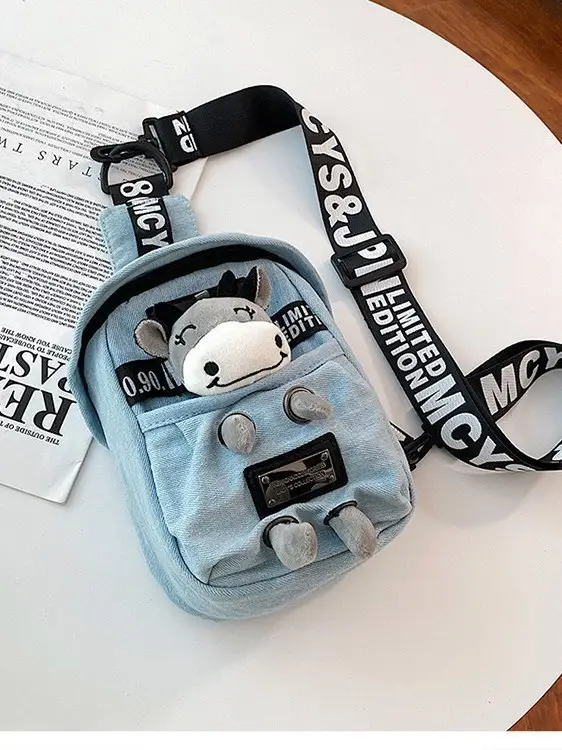 Cute Plush Bear Crossbody Bag for Women - Image 7