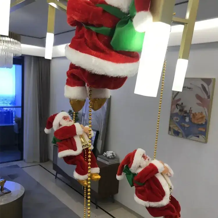 Santa Claus Electric Climbing Toy with Music - Image 10