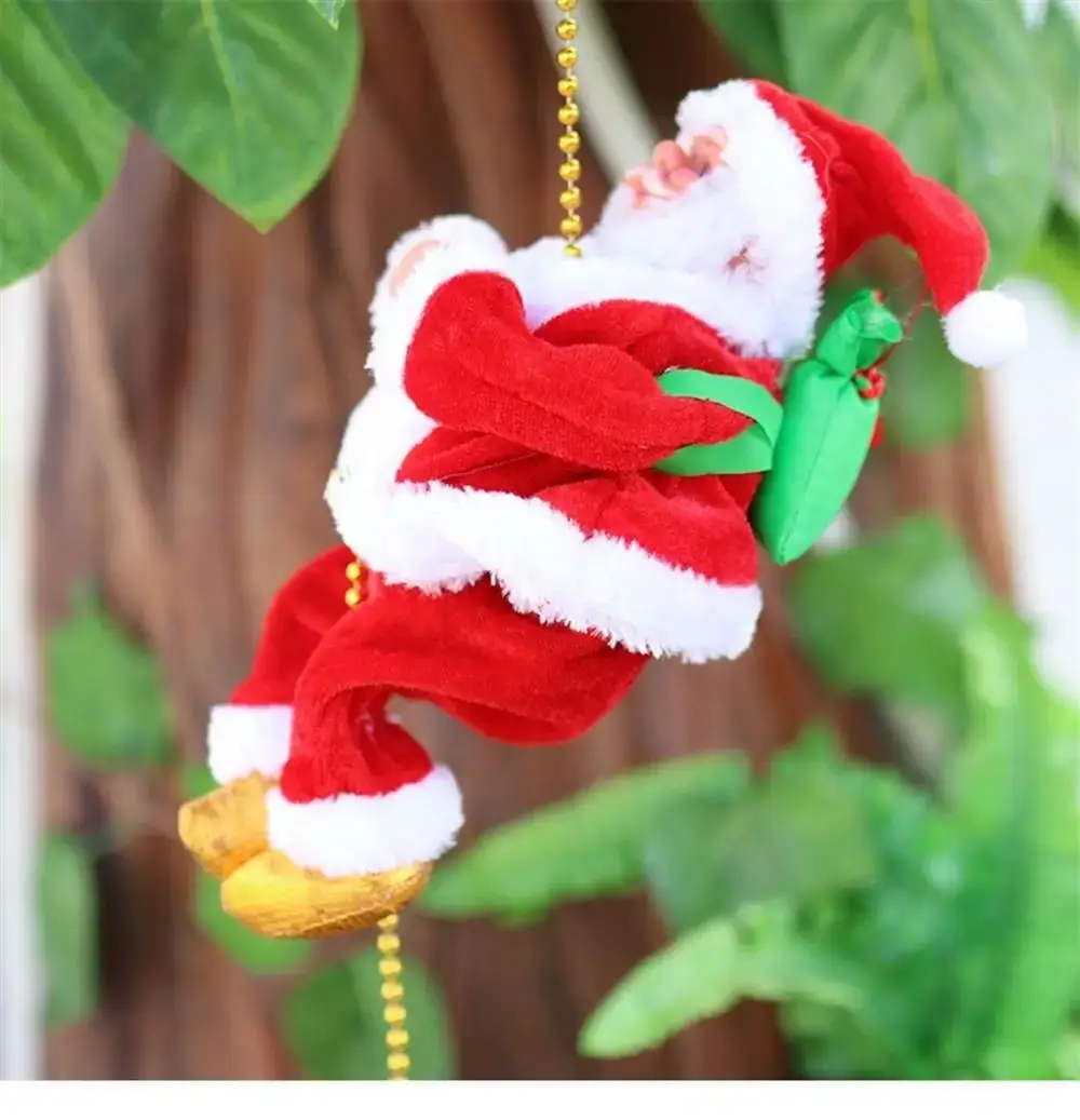 Santa Claus Electric Climbing Toy with Music — feature 2