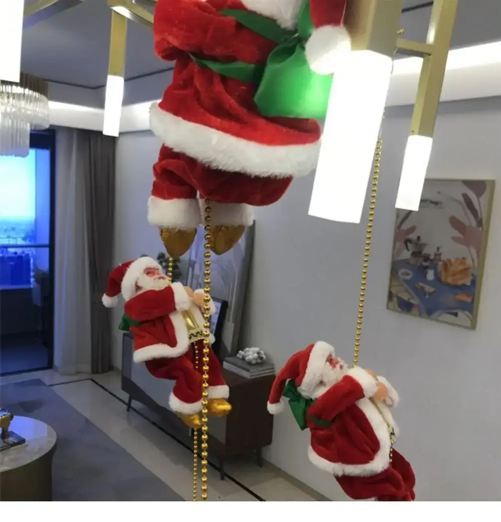 Santa Claus Electric Climbing Toy with Music — feature 5