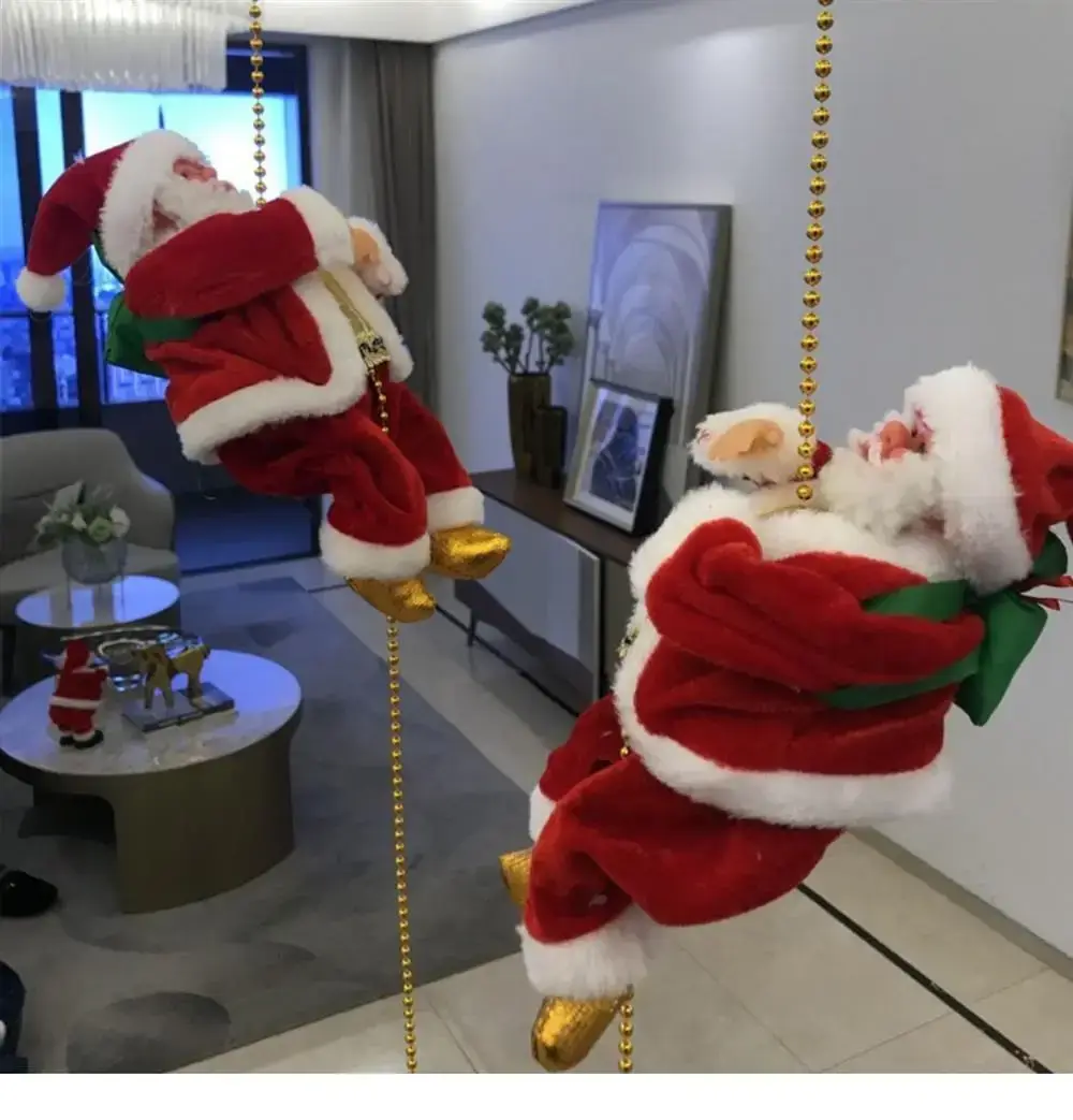 Santa Claus Electric Climbing Toy with Music — feature 7