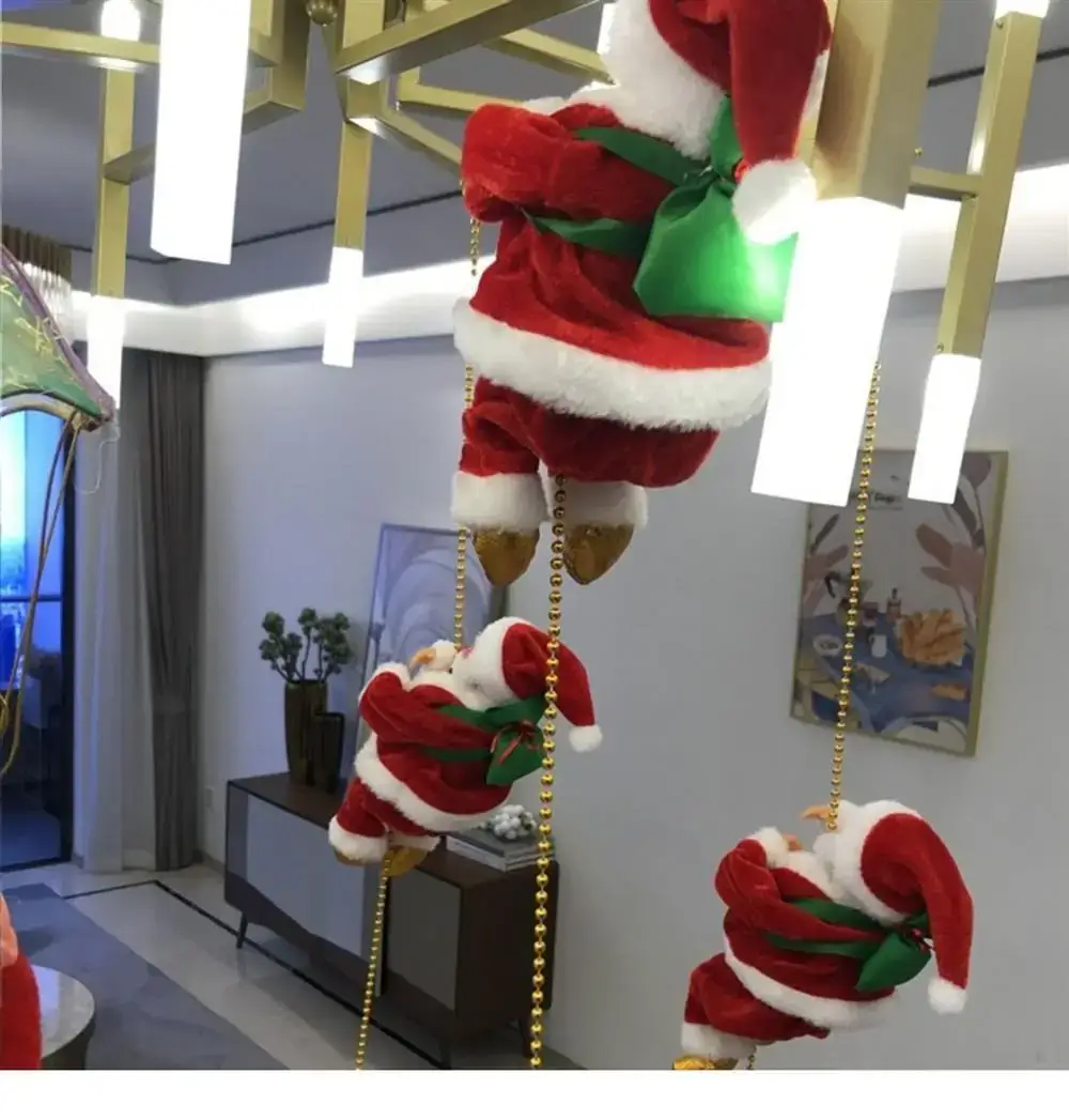 Santa Claus Electric Climbing Toy with Music — feature 8
