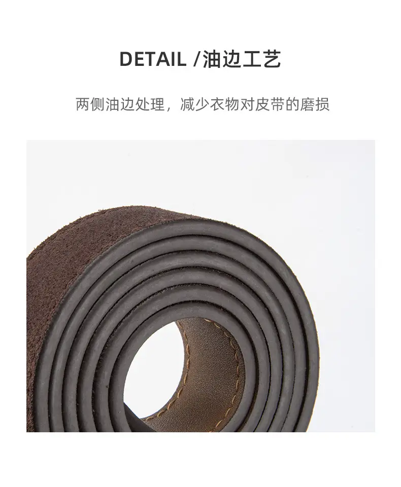 Black Matte Leather Belt with Silver Buckle for Women — feature 7
