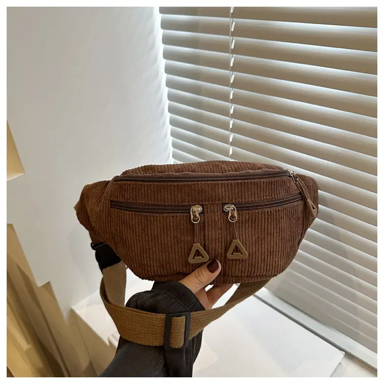 Women 2024 Crossbody Bag Brown Casual Sports All Match — feature 12