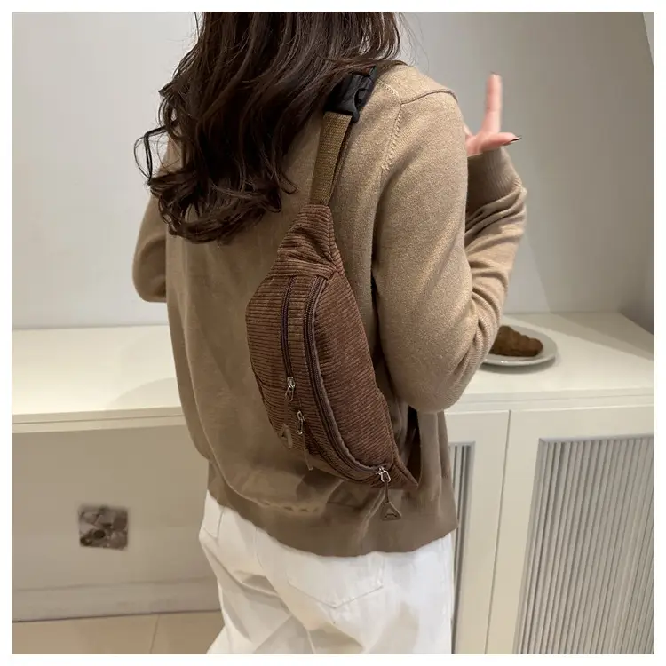 Women 2024 Crossbody Bag Brown Casual Sports All Match — feature 26
