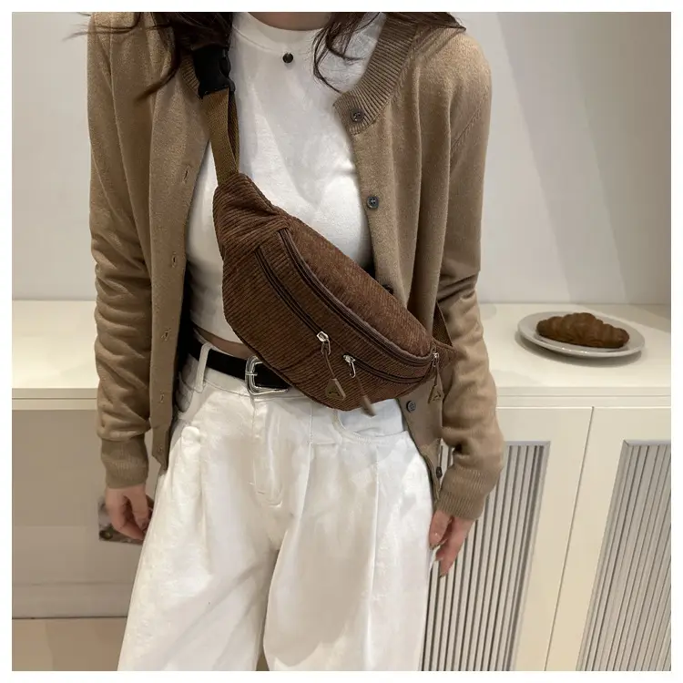 Women 2024 Crossbody Bag Brown Casual Sports All Match — feature 27