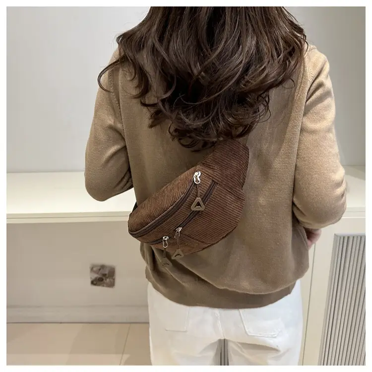 Women 2024 Crossbody Bag Brown Casual Sports All Match — feature 29