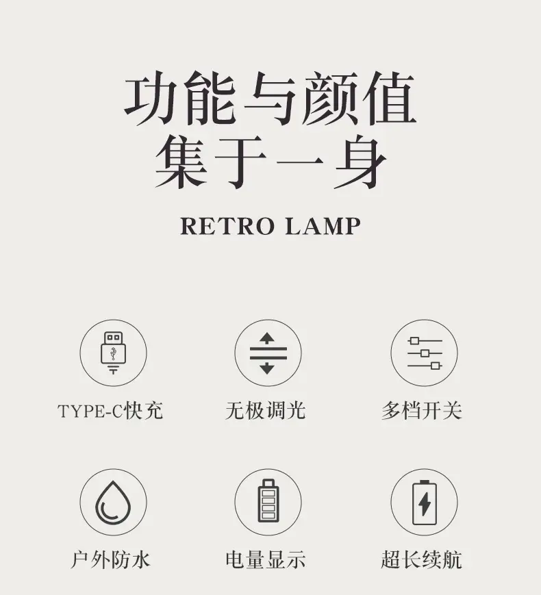 2024 Outdoor Camping Lamp Multifunctional Waterproof — feature 3