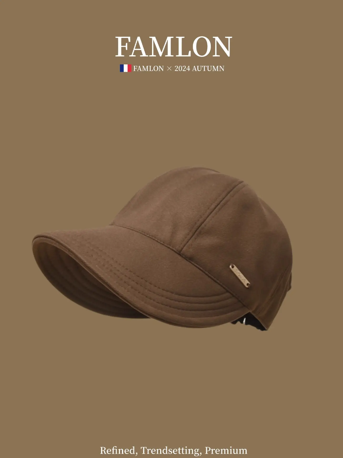 Women's Tan Fisherman Hat Big Head Circumference — feature 13