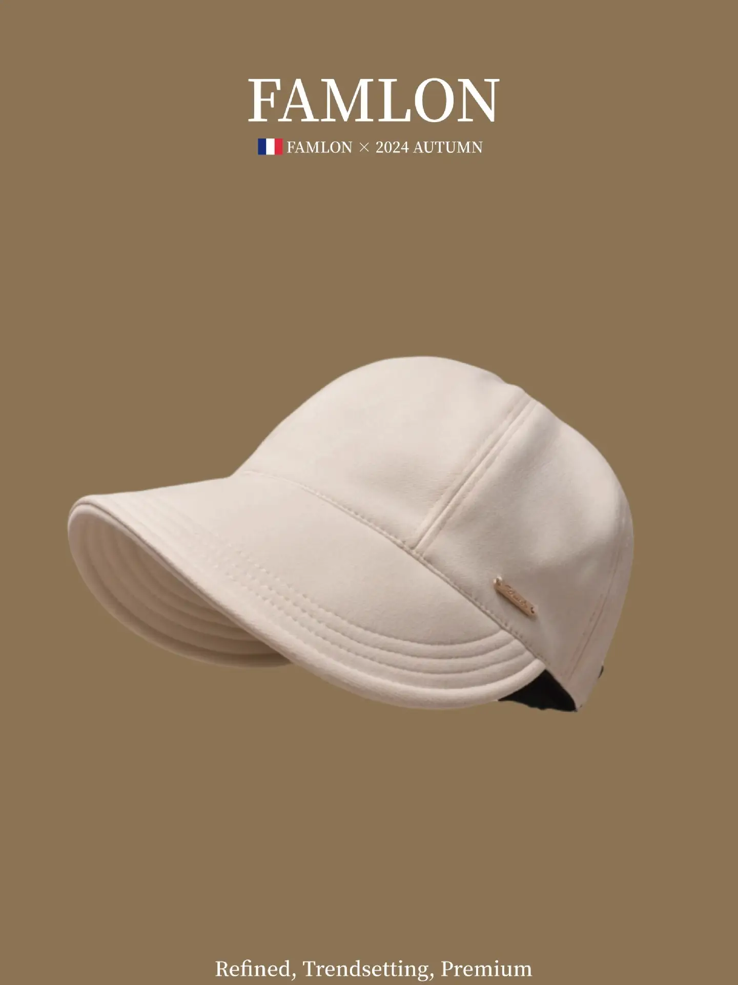 Women's Tan Fisherman Hat Big Head Circumference — feature 15