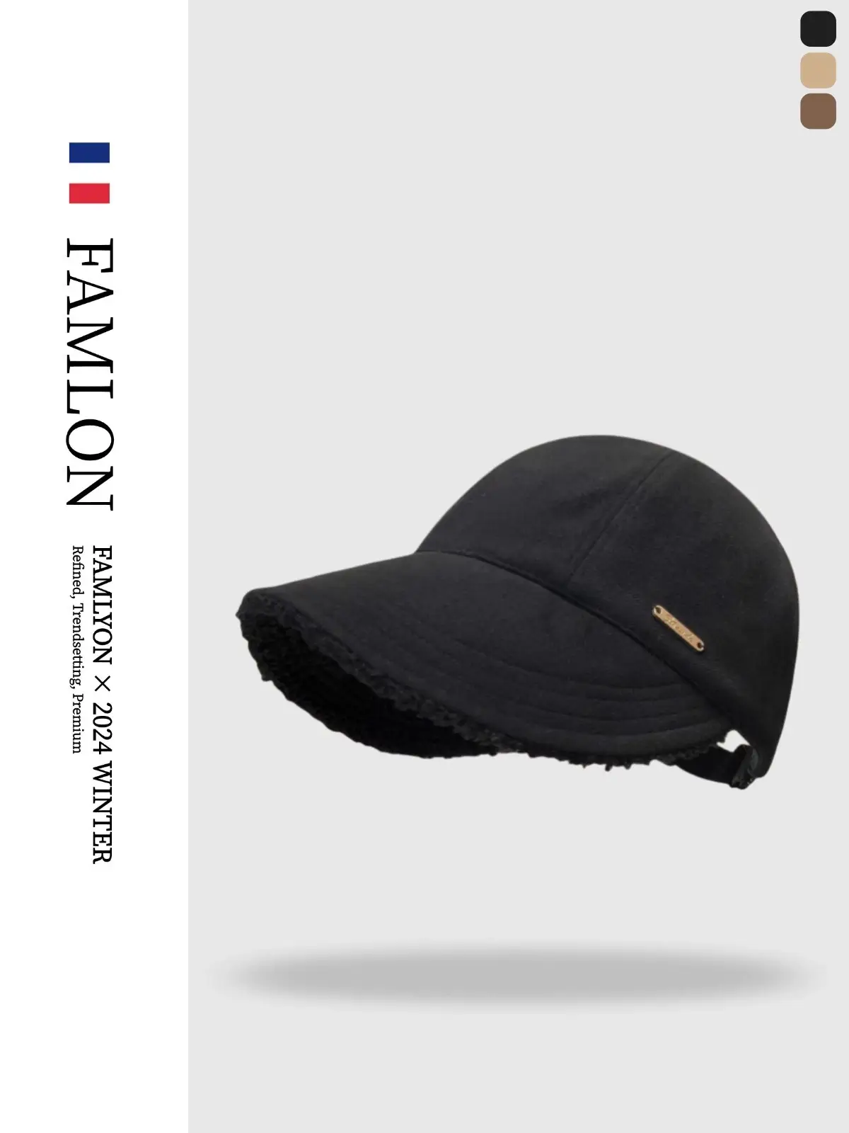 Women's Tan Fisherman Hat Big Head Circumference — feature 20