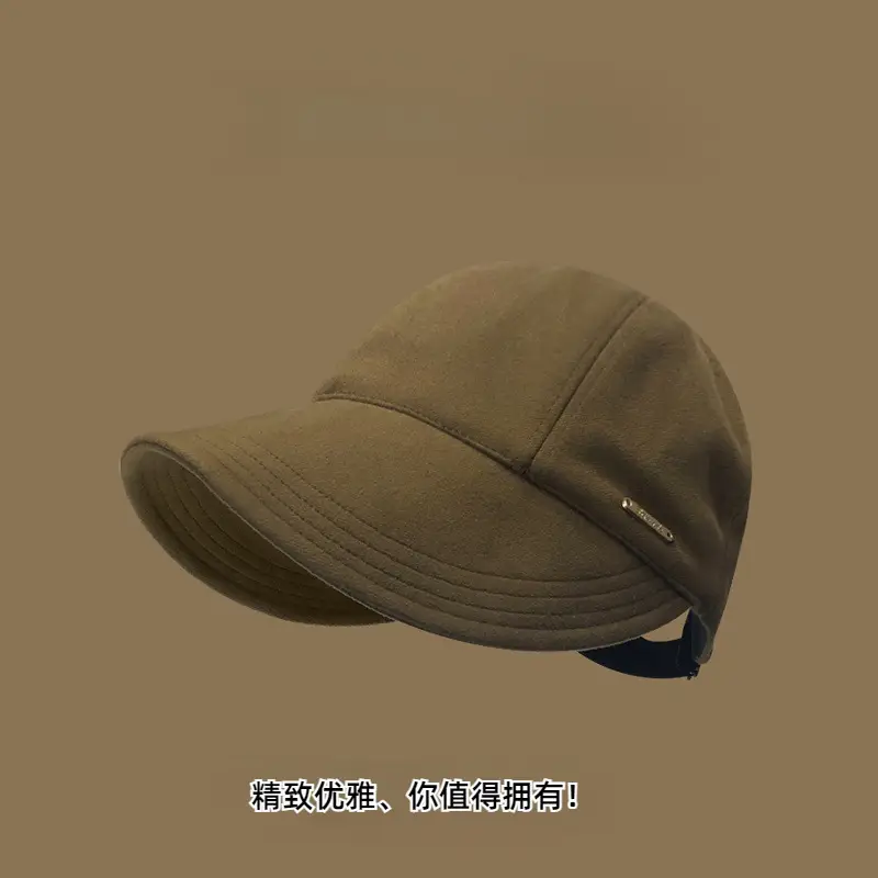 Women's Tan Fisherman Hat Big Head Circumference - Image 4