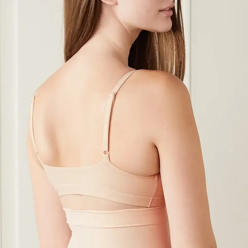 New Vest-Style Bra with Breast Pads for Big Breasts