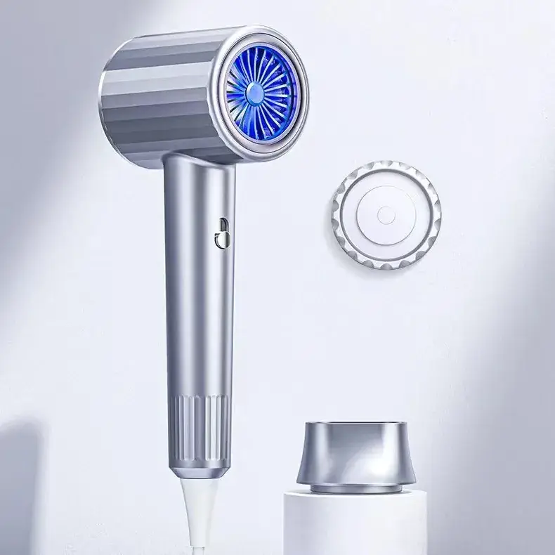 Cross-Border Hair Dryer with Strong Wind & Blue Light - Image 2