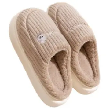 New Style Cotton Slippers Men's Autumn and Winter Bag Heel Home Indoor Household Thick-soled Warm Home Non-slip Mao Mao Cotton Shoes Women - Image 19