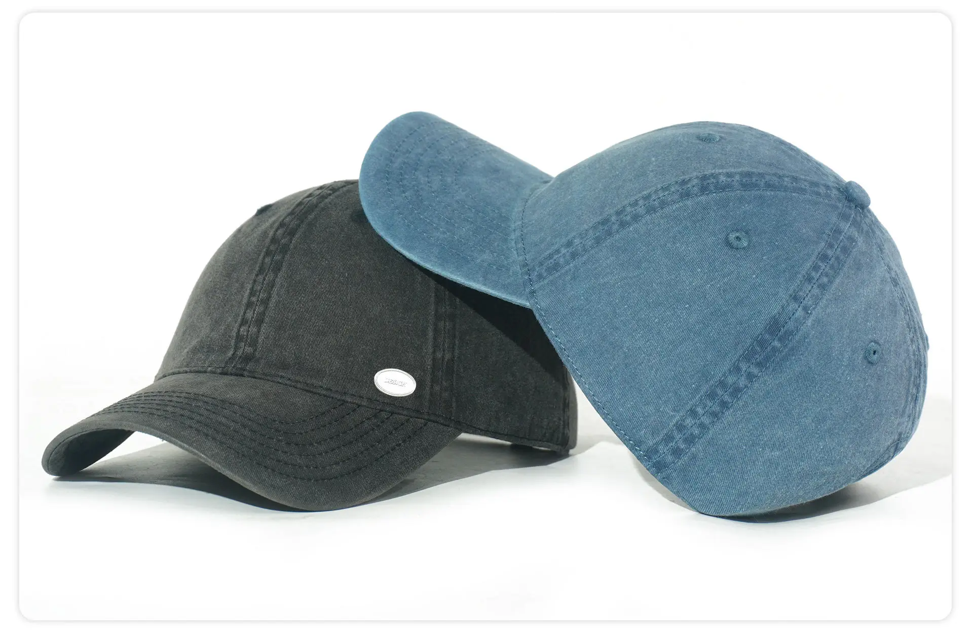 Custom Retro Cotton Baseball Cap Brown Logo — feature 26