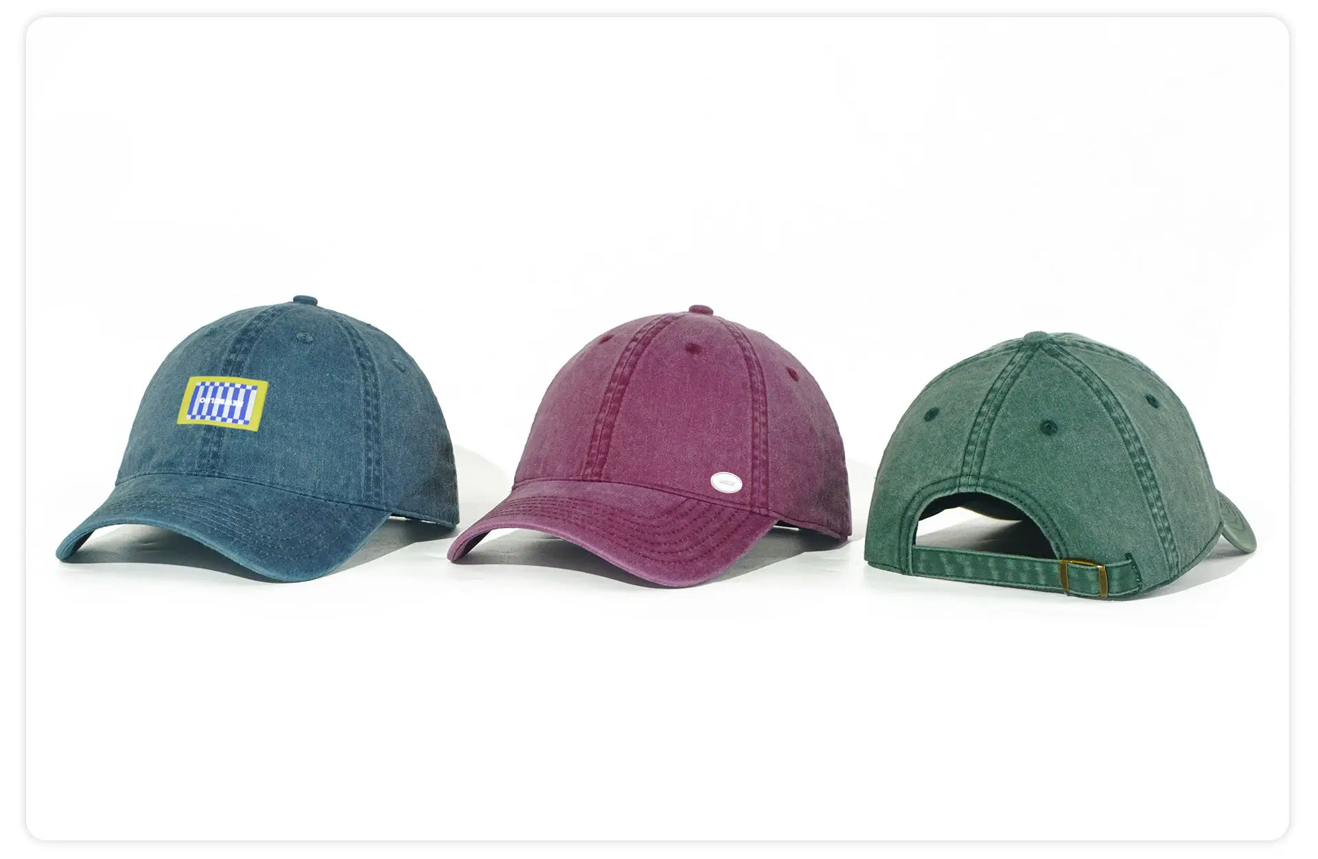 Custom Retro Cotton Baseball Cap Brown Logo — feature 29