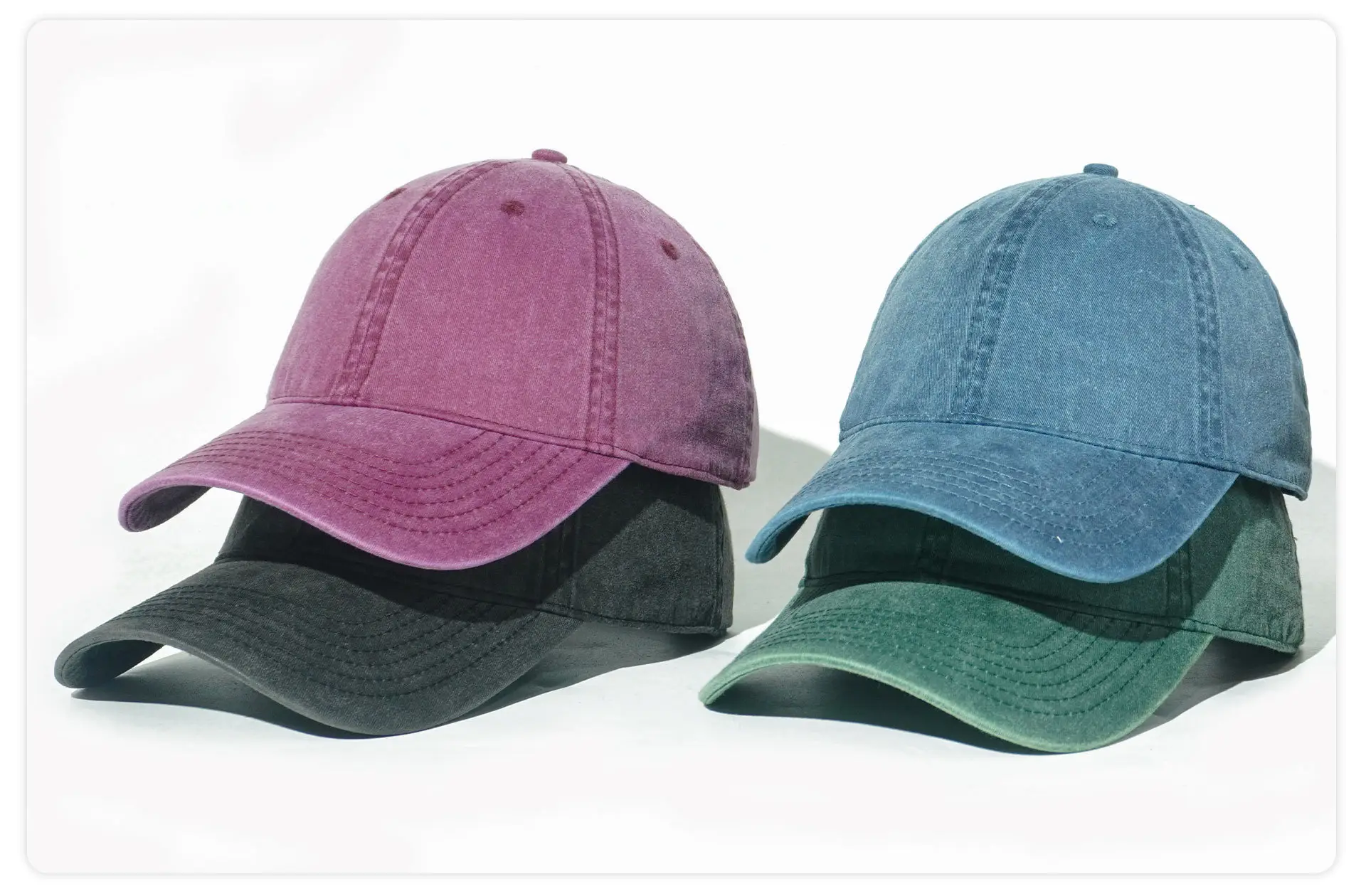 Custom Retro Cotton Baseball Cap Brown Logo — feature 33