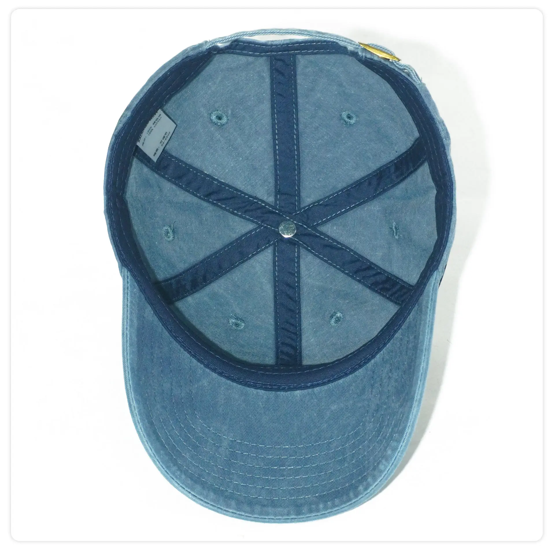 Custom Retro Cotton Baseball Cap Brown Logo — feature 34