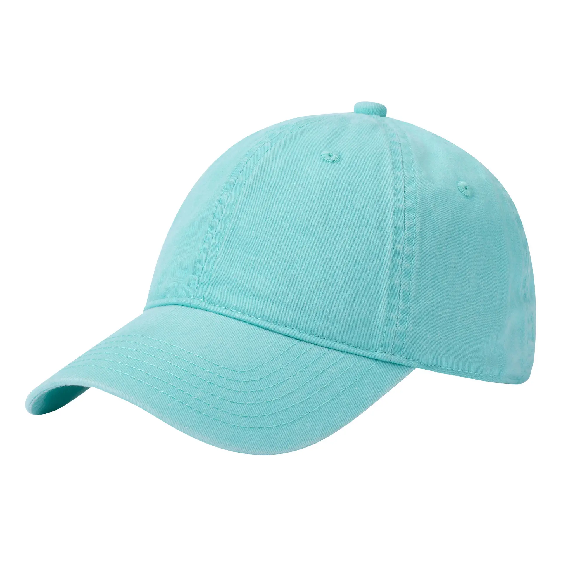 Custom Retro Cotton Baseball Cap Brown Logo - Image 10