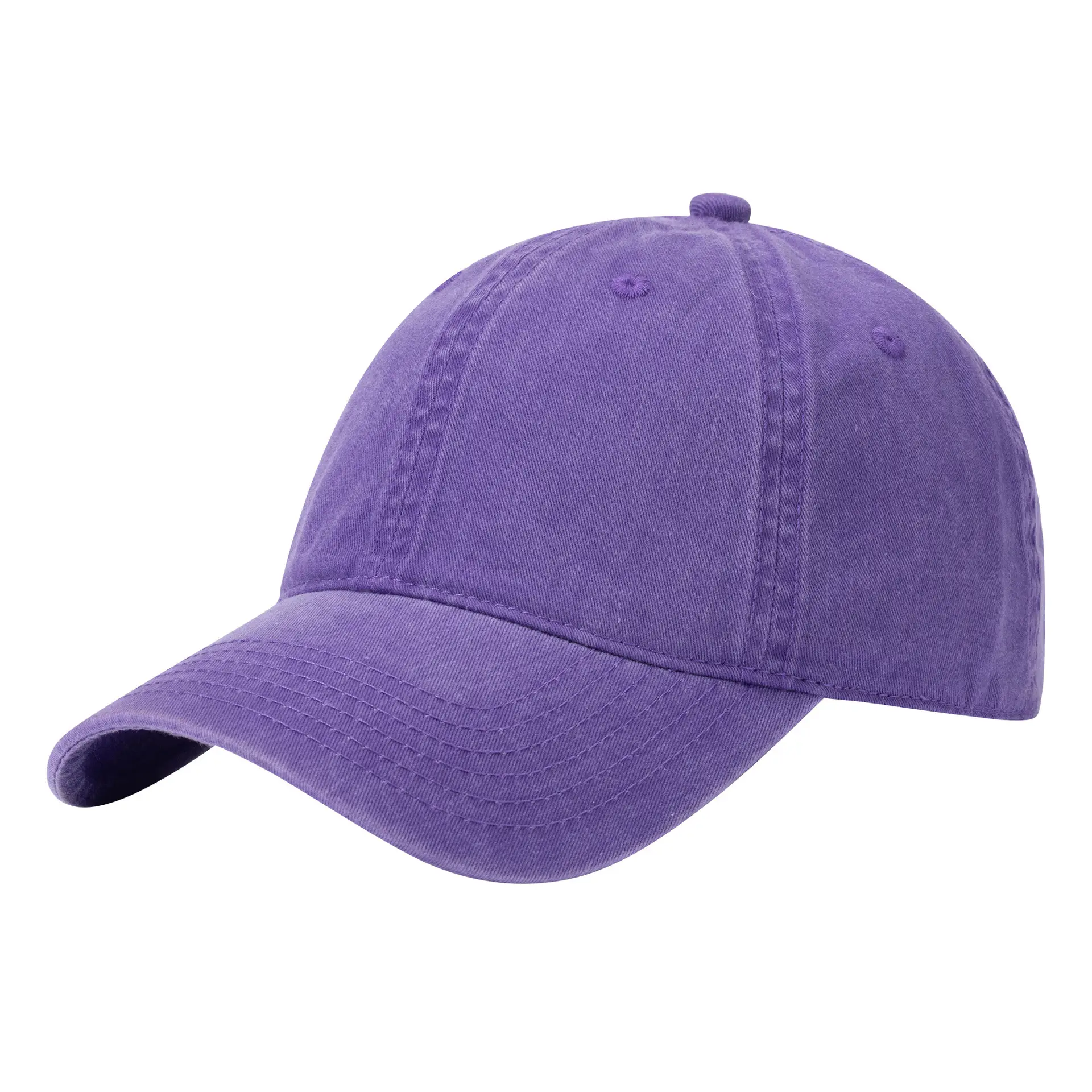 Custom Retro Cotton Baseball Cap Brown Logo - Image 8