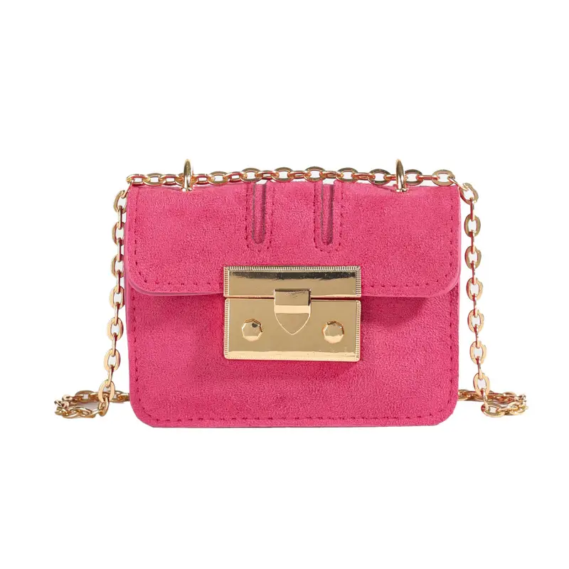 2024 Mini Crossbody Bags for Women Red Gold Chain - Image 10