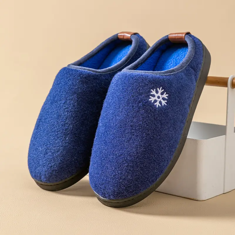 Cotton Slippers Women's Winter 2024 New Indoor Home Non-slip Thick Bottom Warm Couple Cross-border Cotton Slippers Men's Winter - Image 6