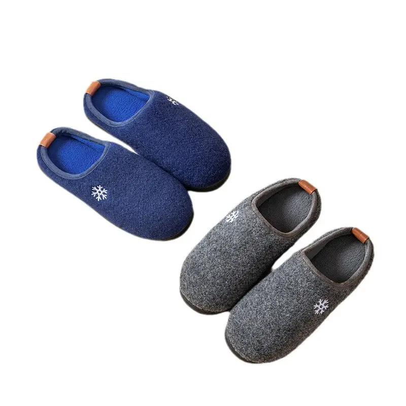 Cotton Slippers Women's Winter 2024 New Indoor Home Non-slip Thick Bottom Warm Couple Cross-border Cotton Slippers Men's Winter - Image 9