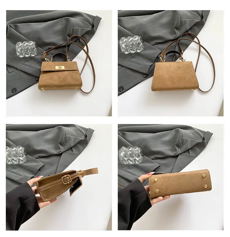 Black Velvet Crossbody Bag for Women 2024 Winter — feature 10