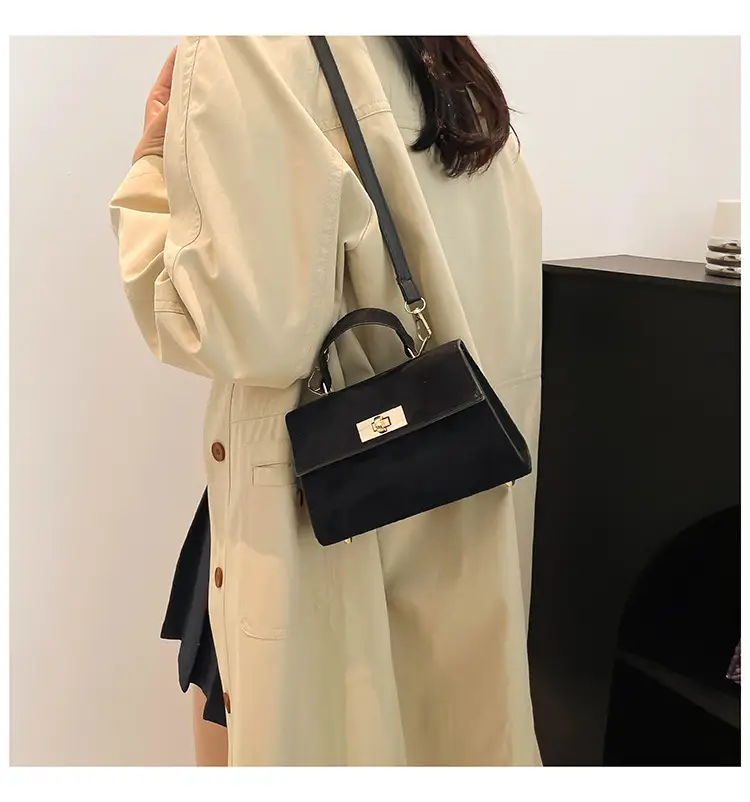 Black Velvet Crossbody Bag for Women 2024 Winter — feature 20