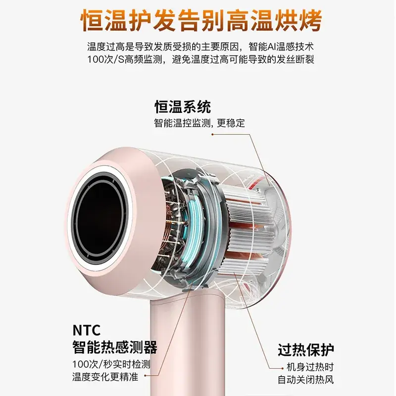 Huaqiangbei Constant Temp Hair Dryer with Negative Ion Technology - Image 4