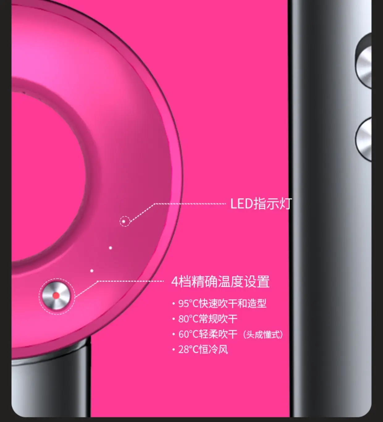 Huaqiangbei Constant Temp Hair Dryer with Negative Ion Technology — feature 12