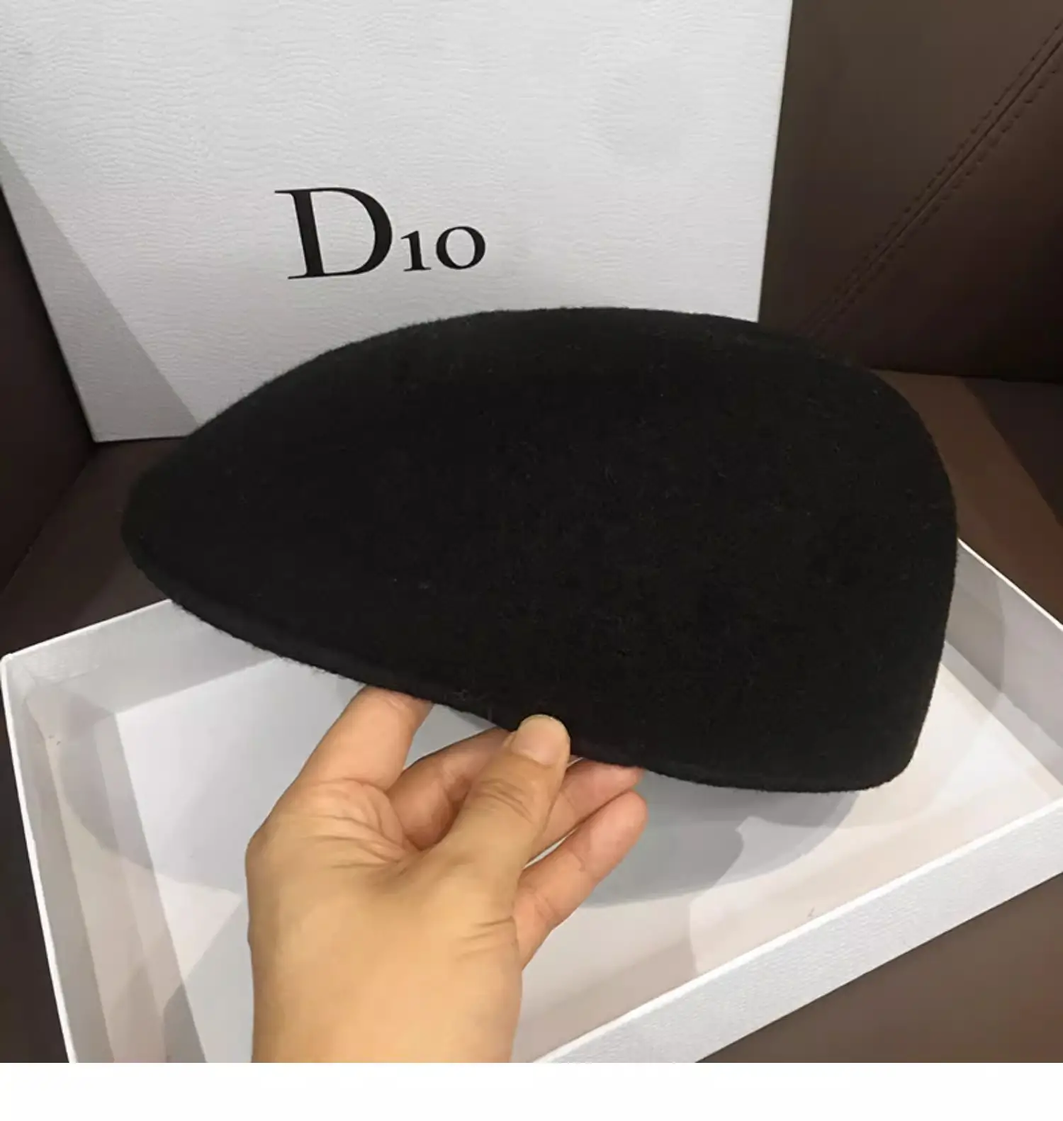 Women Woolen Beret Hat Black Brown Winter Warm Cap — feature 9