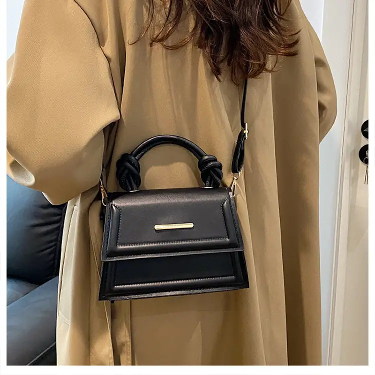Women's Small Square Beige Shoulder Crossbody Bag β feature 12