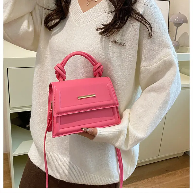 Women's Small Square Beige Shoulder Crossbody Bag β feature 19