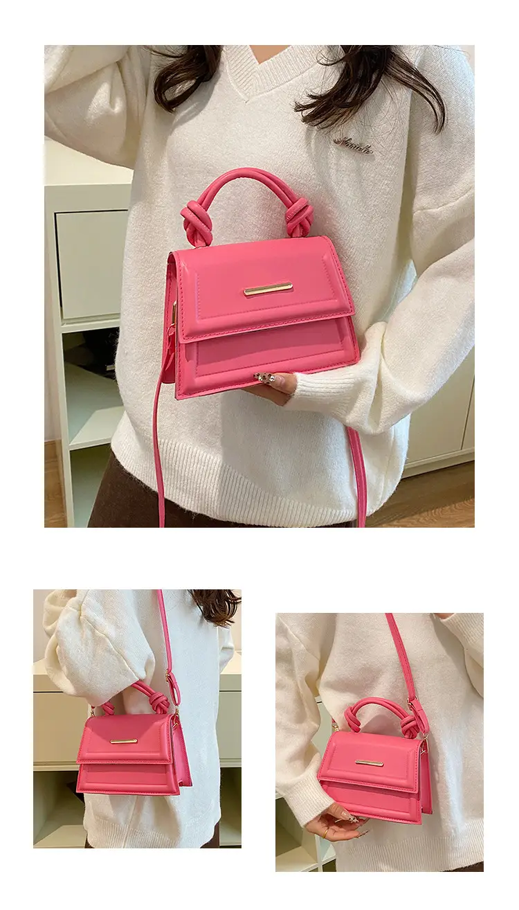 Women's Small Square Beige Shoulder Crossbody Bag β feature 25
