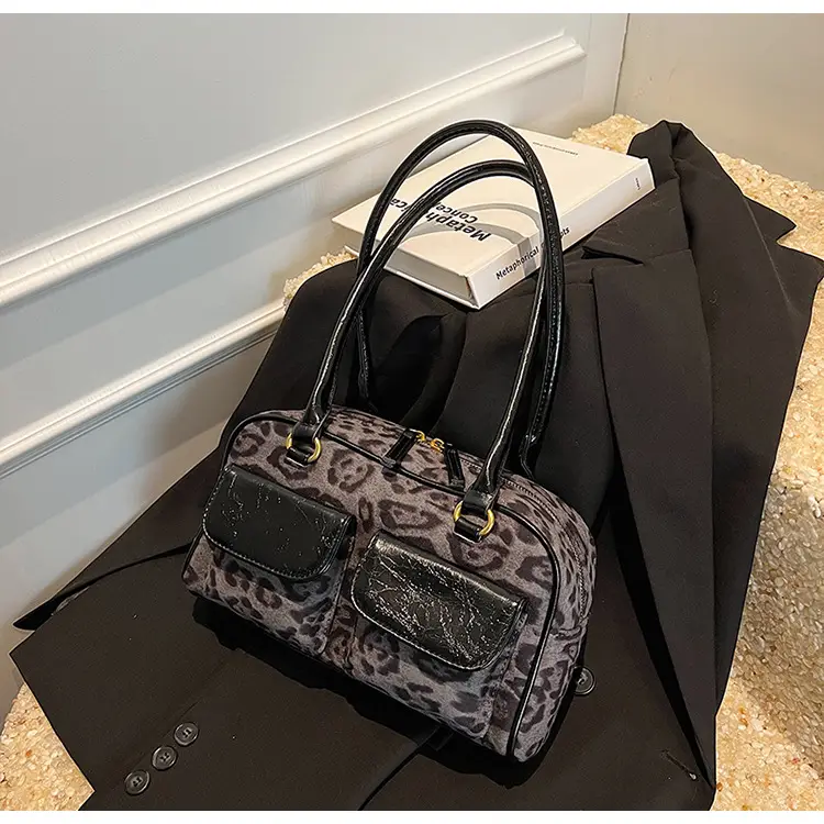 Leopard Print Suede Shoulder Bag Women 2024 — feature 38