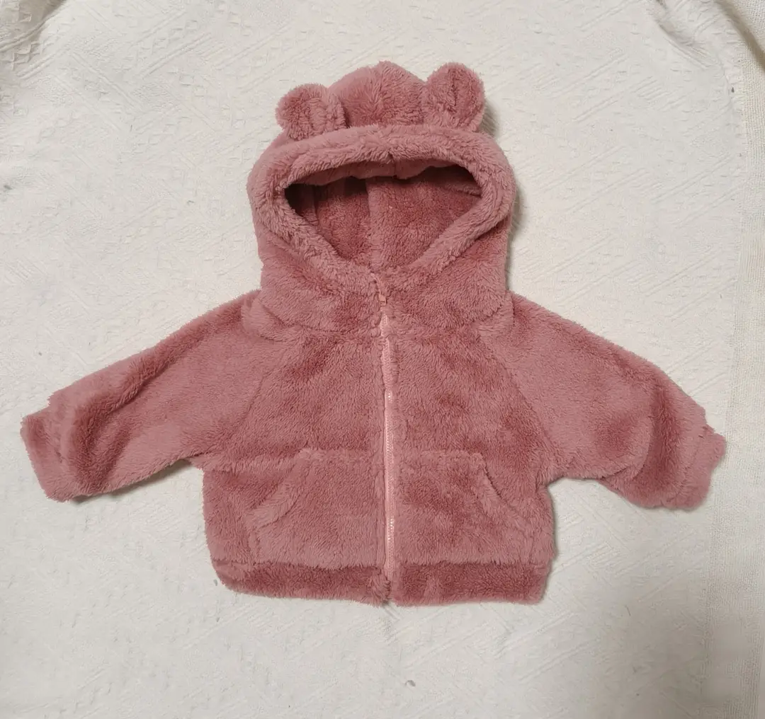 Korean Style Kidsren's Tops, Autumn and Winter Styles for Boys and Girls, Velvet Sweater Jackets, Baby Solid Color Zipper Shirts, Trendy Models in Stock — feature 13