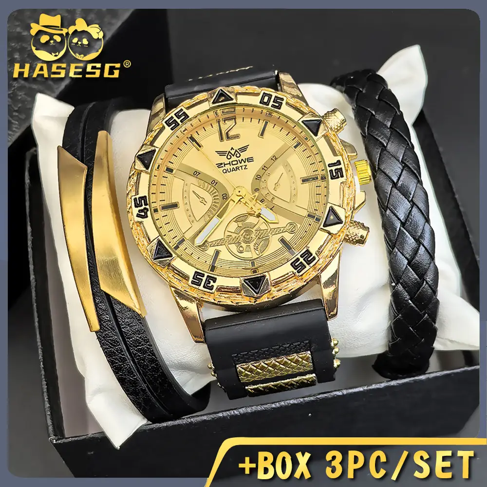 Men's Advanced Sense Quartz Wrist Watch Black Strap - Image 20