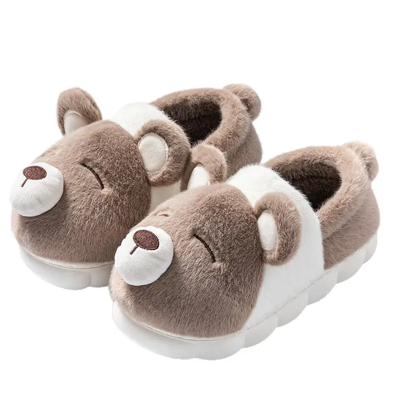 Plush Warm Wool Slippers Women Winter 2024 - Image 8