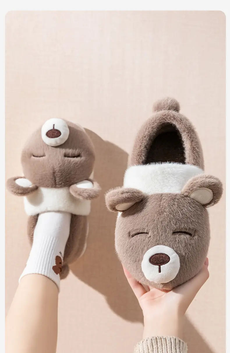 Plush Warm Wool Slippers Women Winter 2024 — feature 11